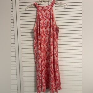 Versona Pink Halter Sundress for Wedding Guests